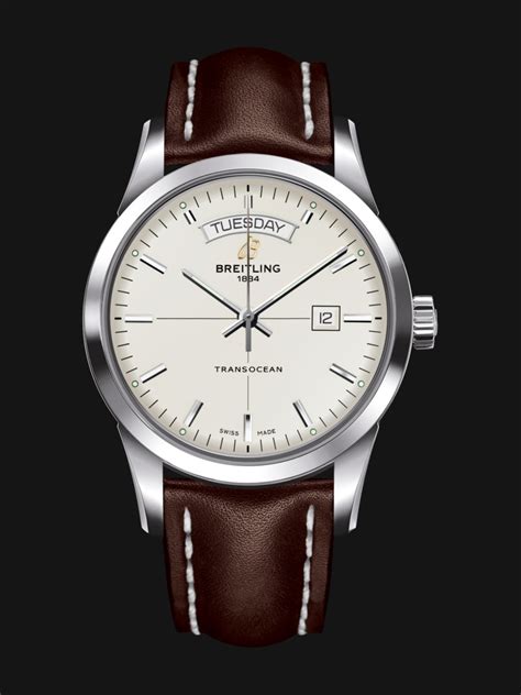 breitling transocean day date replica|breitling transocean day date strap.